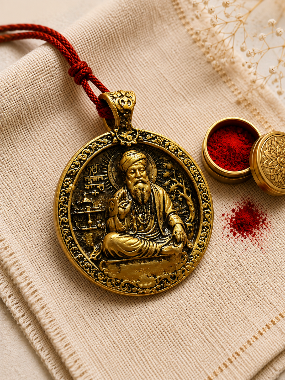 Guru Nanak Dev Ji Car Hanging Pendant