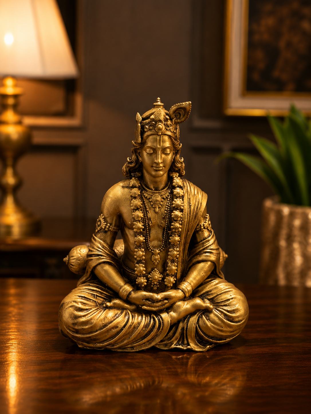 Meditative Krishna_Home/Office decor