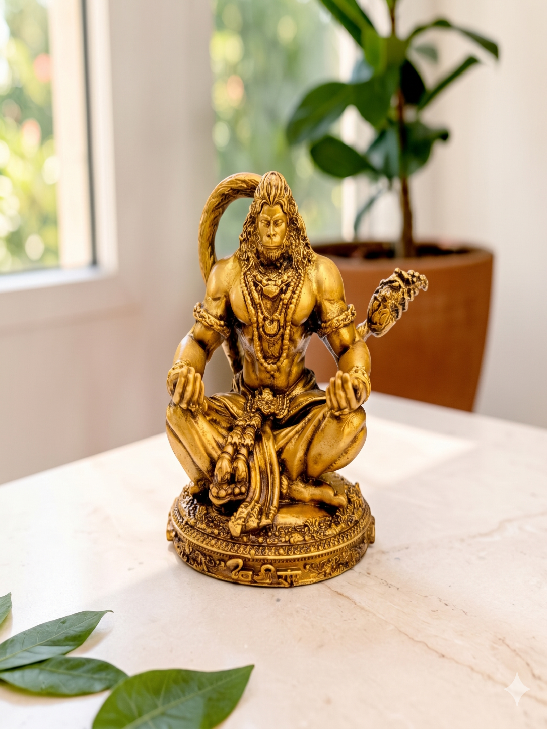 Meditative Hanuman Idol