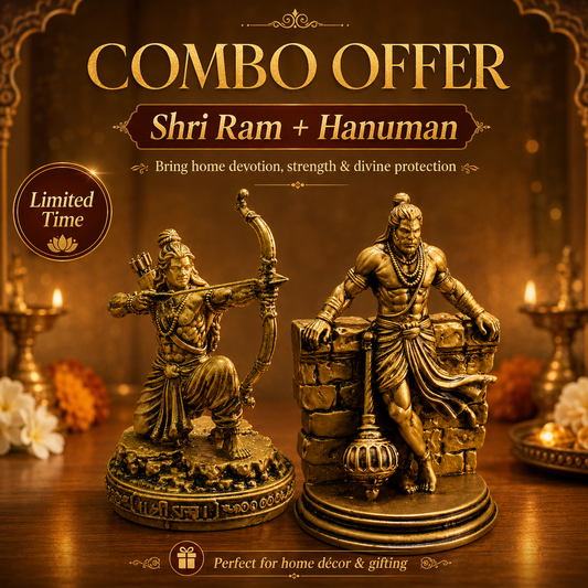 Shri Ram + Hanuman Divine Protection Combo