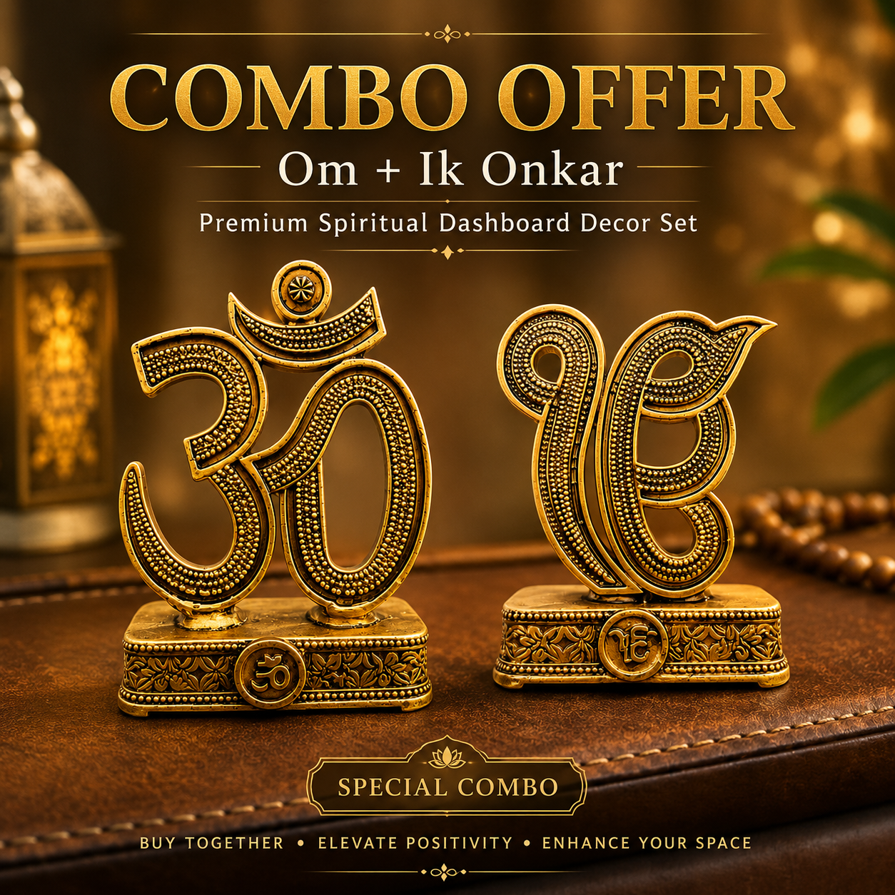 Om Symbol + Ek Onkar Idol Combo Offer