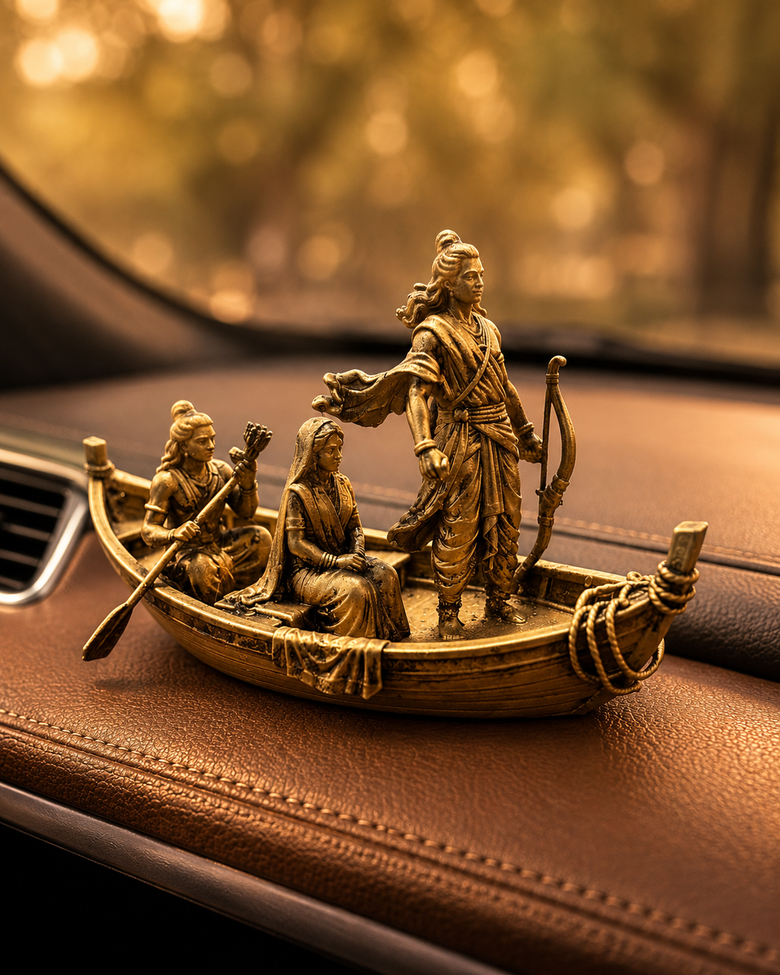 Shri Ram, Sita & Lakshman – Exile Journey Boat Idol