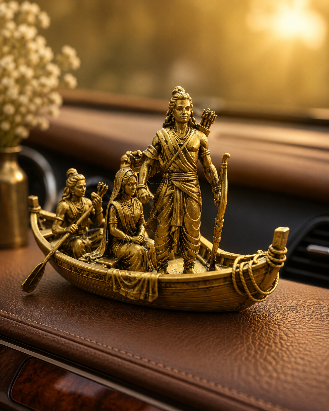 Shri Ram, Sita & Lakshman – Exile Journey Boat Idol