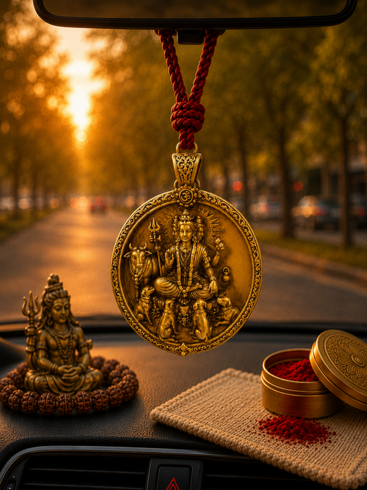 Shree Dattatreya Car Hanging Pendant