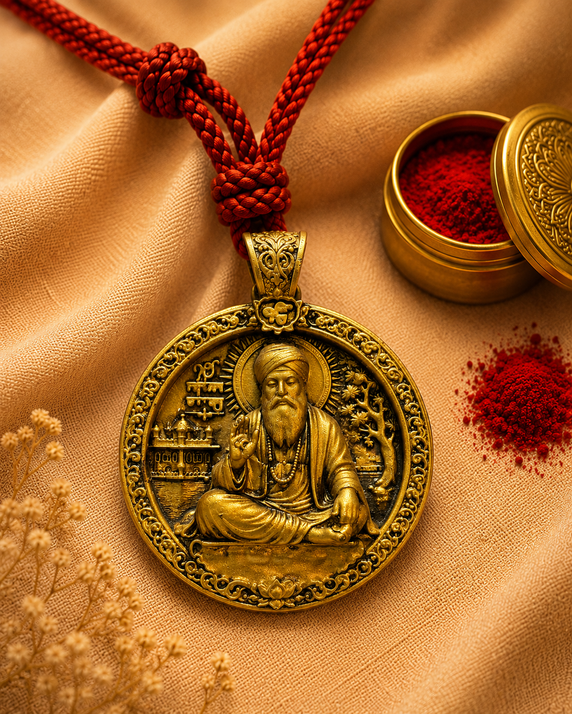 Guru Nanak Dev Ji Car Hanging Pendant