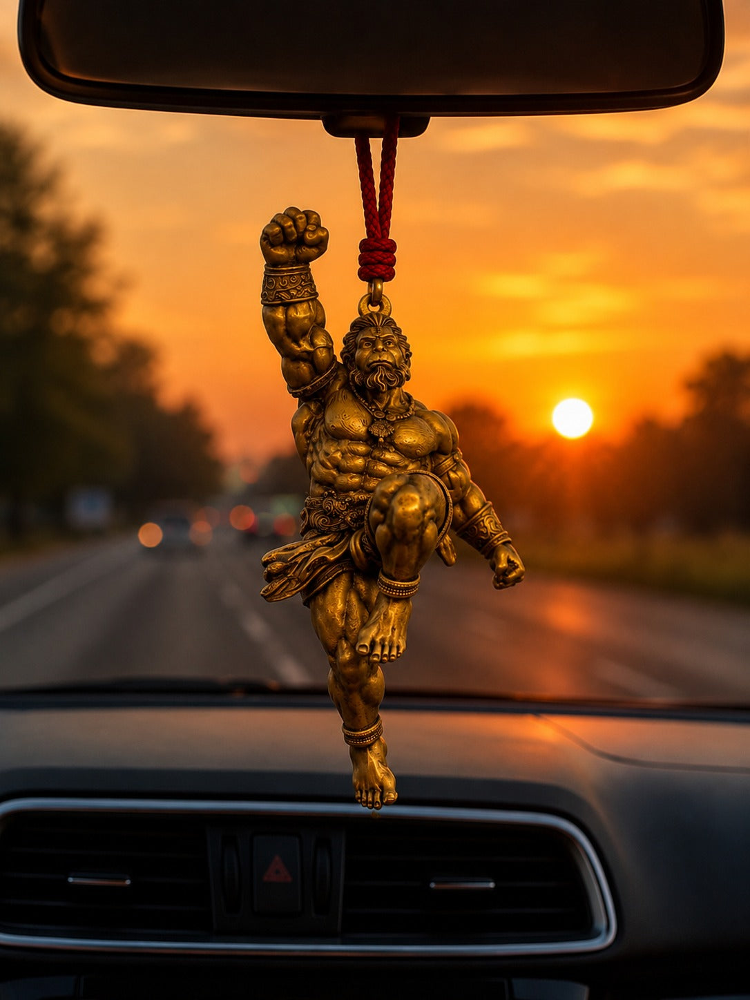 Hanging Hanuman ji- vedantra