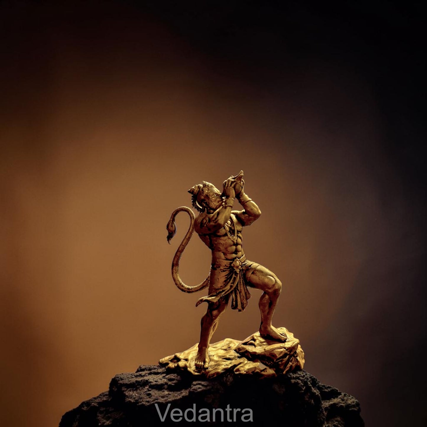 Divine Hanuman Ji Idol with Shankh – Symbol of Strength & Protection
