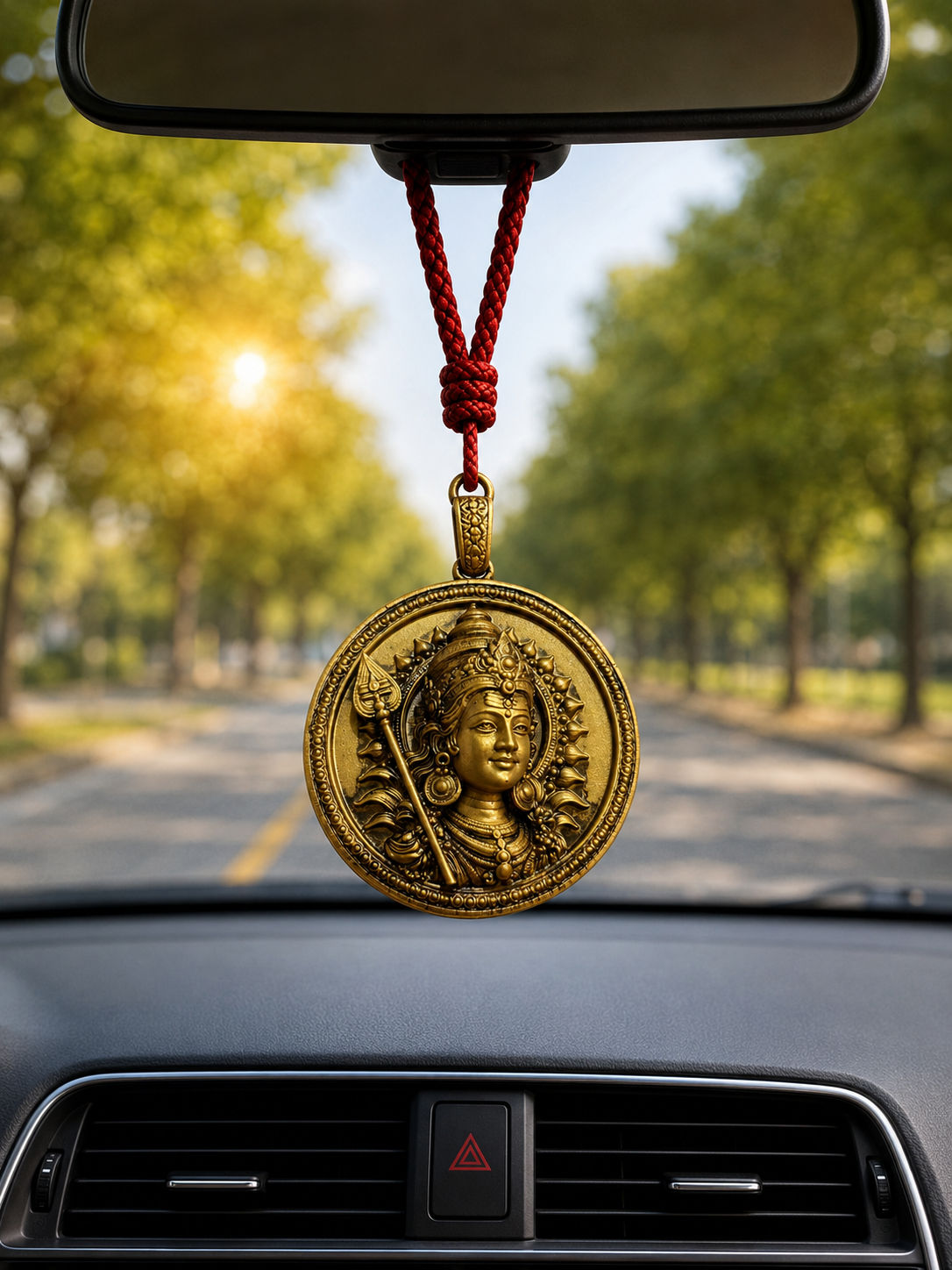 Kartikeya Car Hanging Pendant