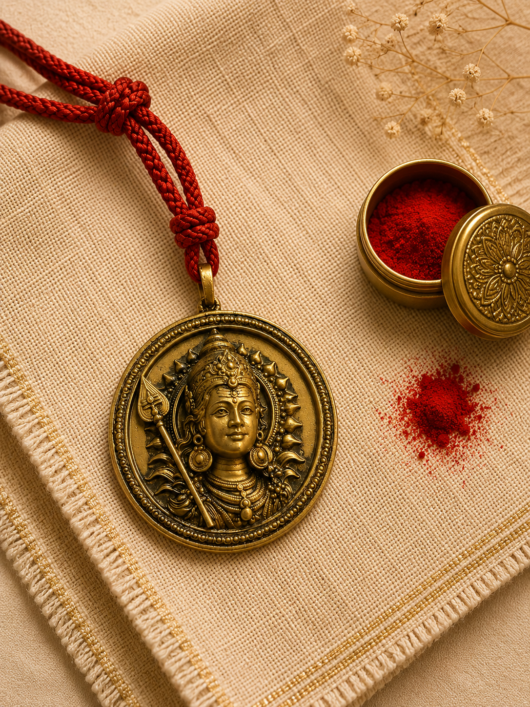 Kartikeya Car Hanging Pendant