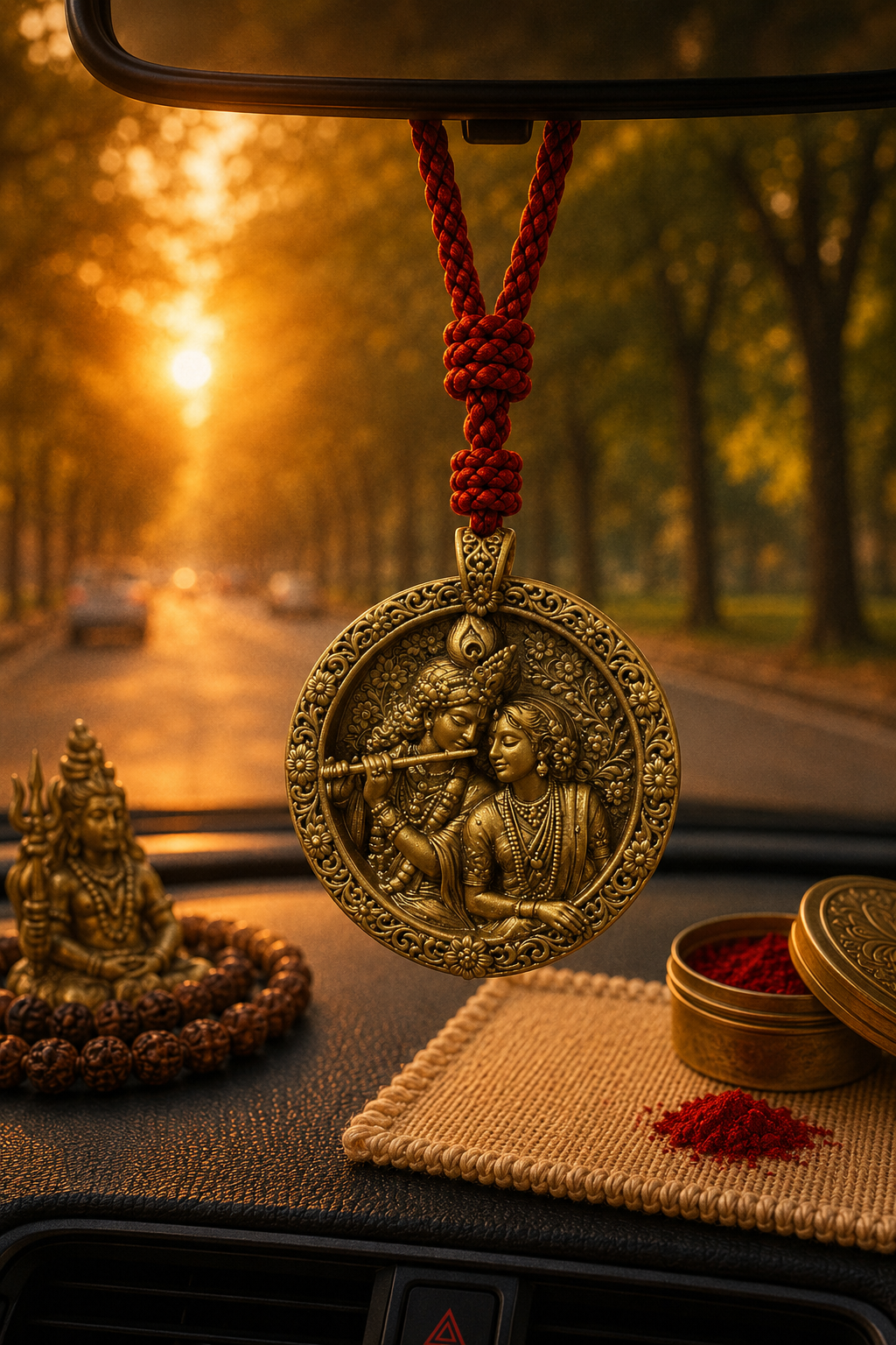 Krishna-Radha pendant