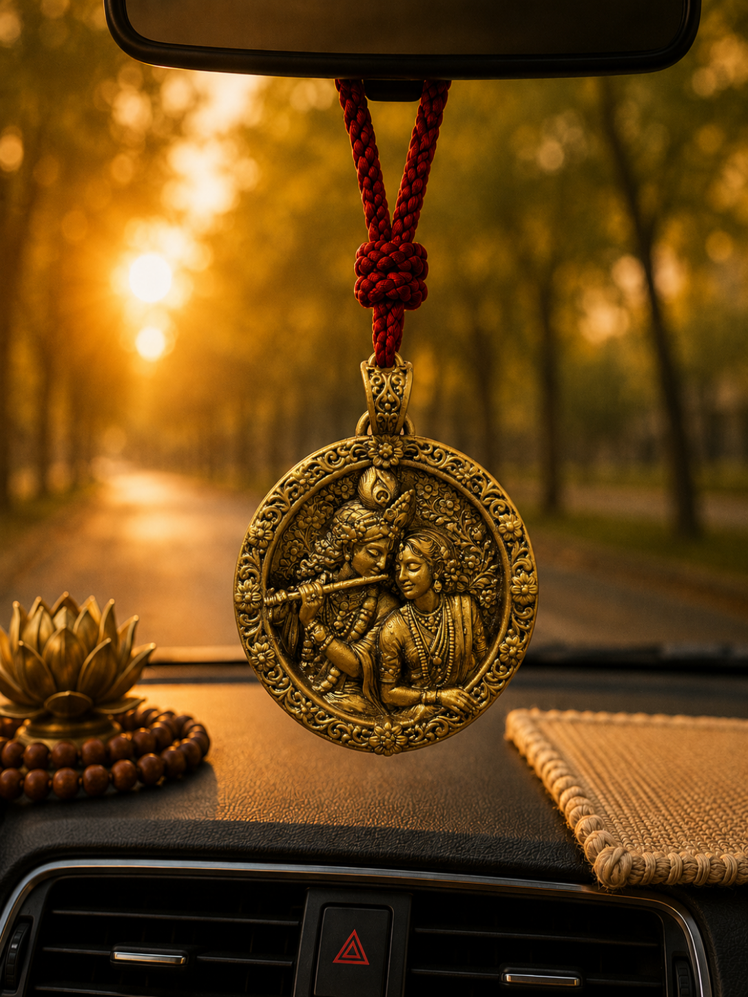Krishna-Radha pendant