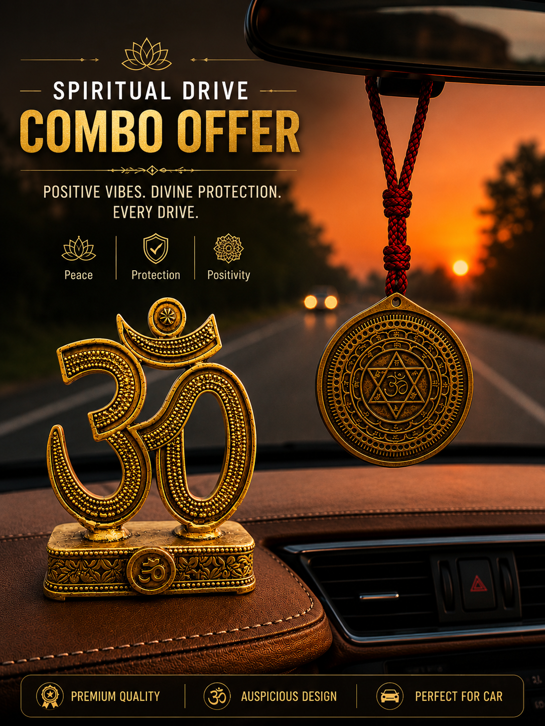 Om idol and om pendant - vedantra