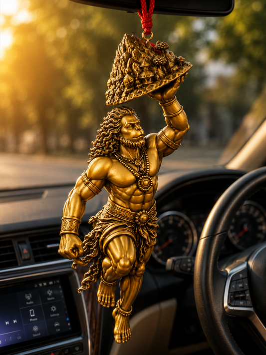 Divine Hanuman Ji Sanjeevani Car Hanging