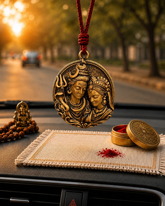 Shiv Parvati Divine Pendant