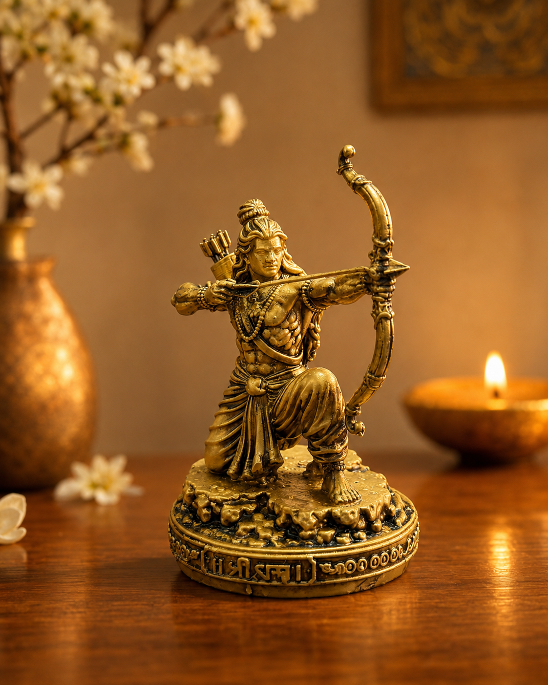 Shri Ram Archer Statue – Symbol of Courage, Dharma & Divine Focus
