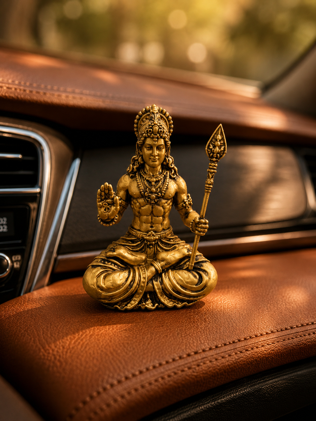 Lord Murugan / Kartikeya Idol with Vel Spear – Divine Courage & Protection Décor