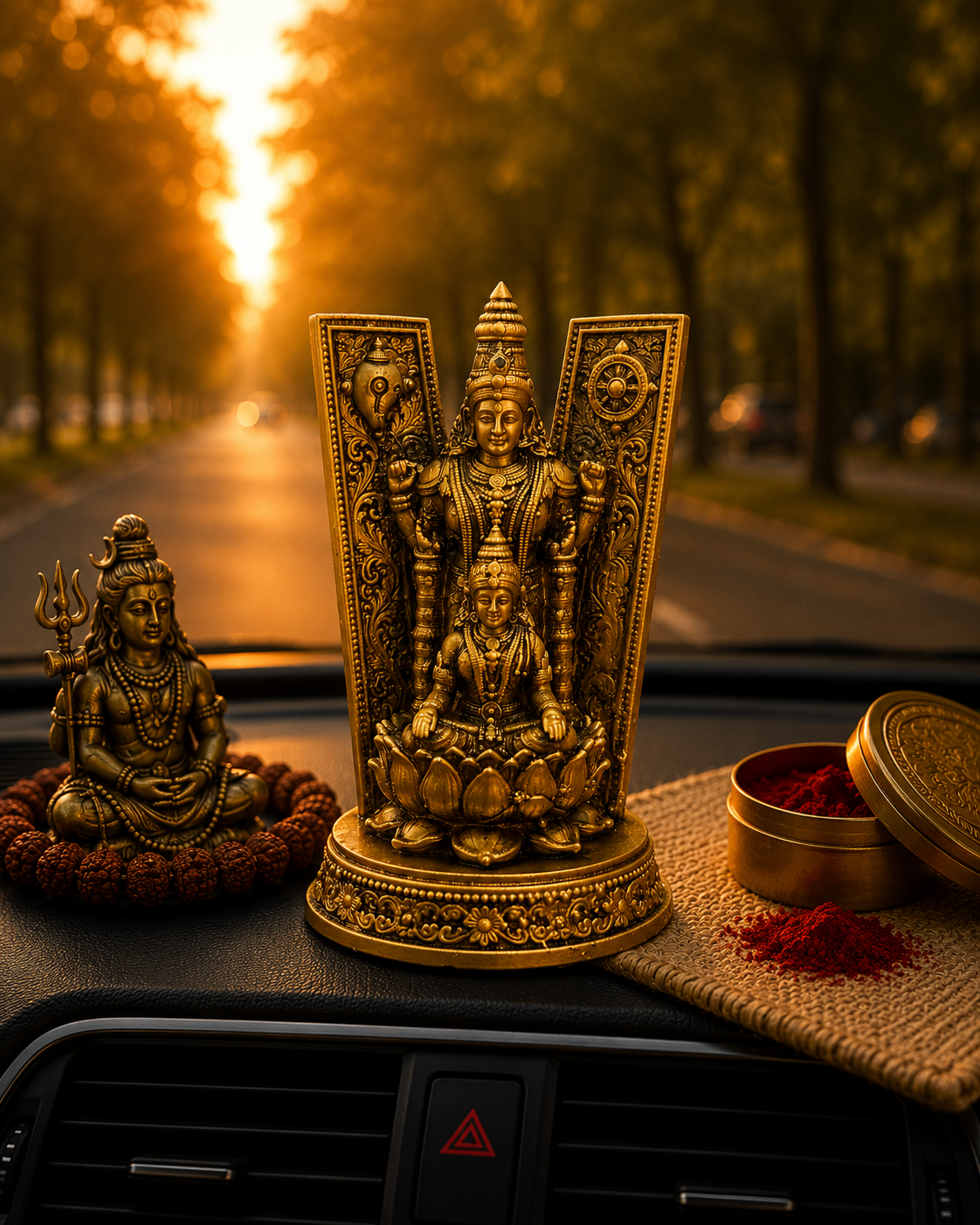 Tirupati Balaji Venkateshvara with Goddess Lakshmi Idol