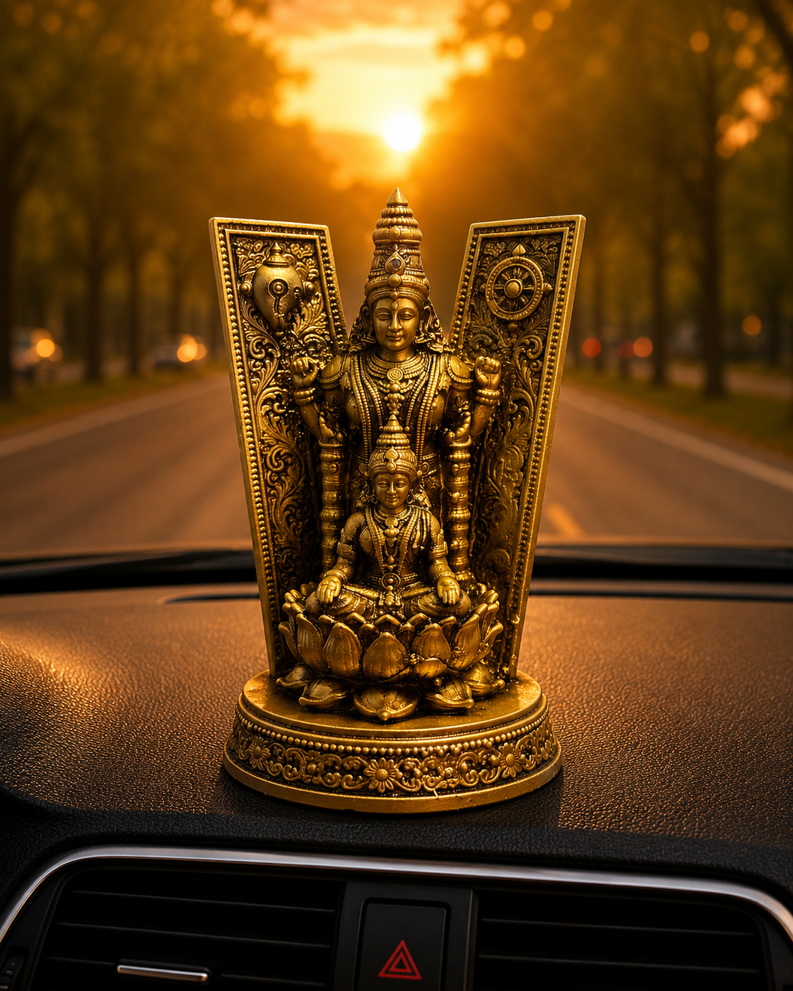 Tirupati Balaji Venkateshvara with Goddess Lakshmi Idol