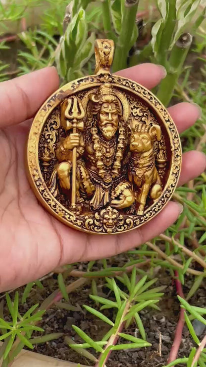 Kaal Bhairav Car Kavach Pendant