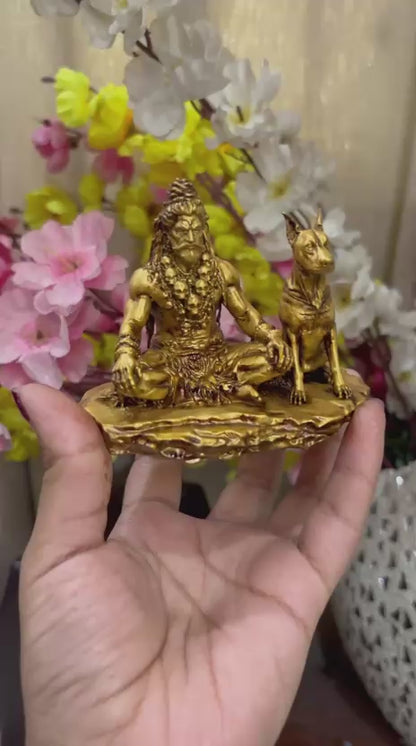 Kaal Bhairav Ji Idol with Sacred Dog
