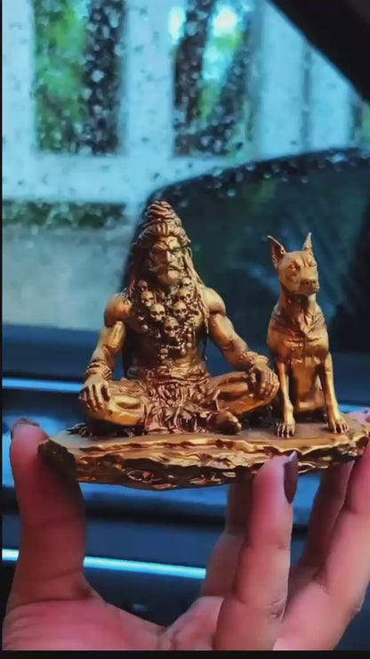 Kaal Bhairav Ji Idol with Sacred Dog